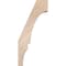 Ekena Millwork 5 1/2"W x 10"D x 22"H Balboa Smooth Knee Brace, Douglas Fir BRC06X10X22BOA00SDF - alternate 3